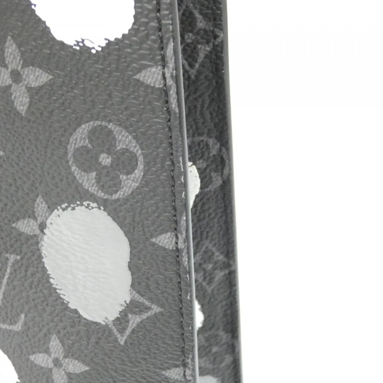 LOUIS VUITTON Eclipse M46404 Handbag Monogram 黑色 Monogram 中古品A - 縮圖 4