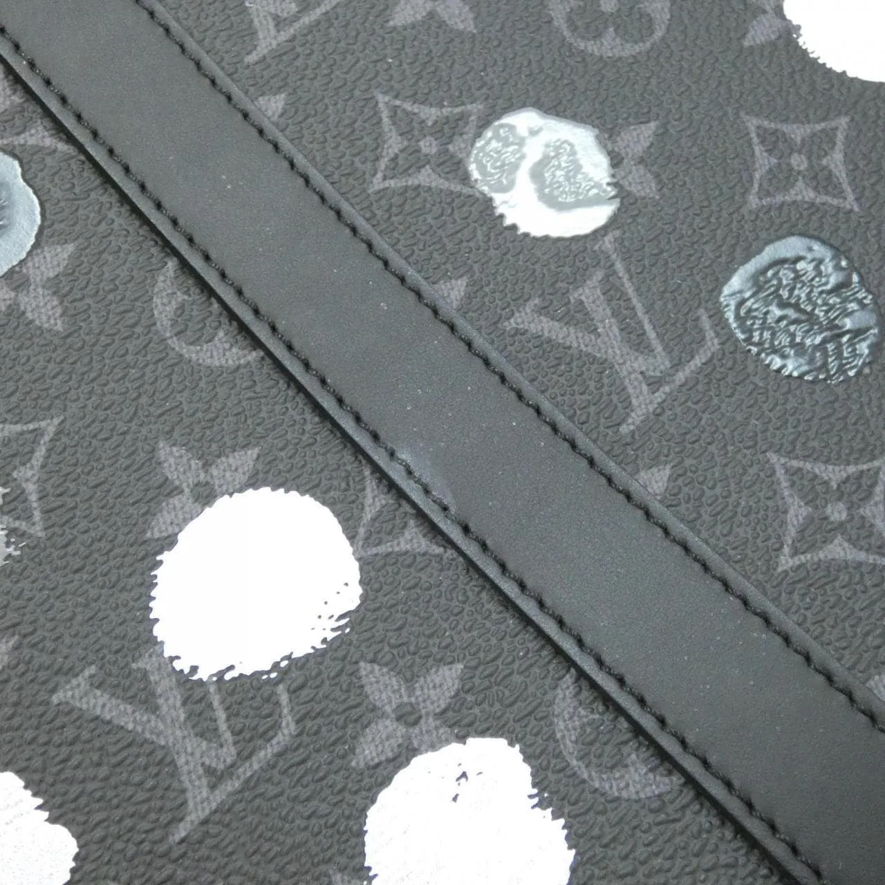 LOUIS VUITTON Eclipse M46404 Handbag Monogram 黑色 Monogram 中古品A - 縮圖 5