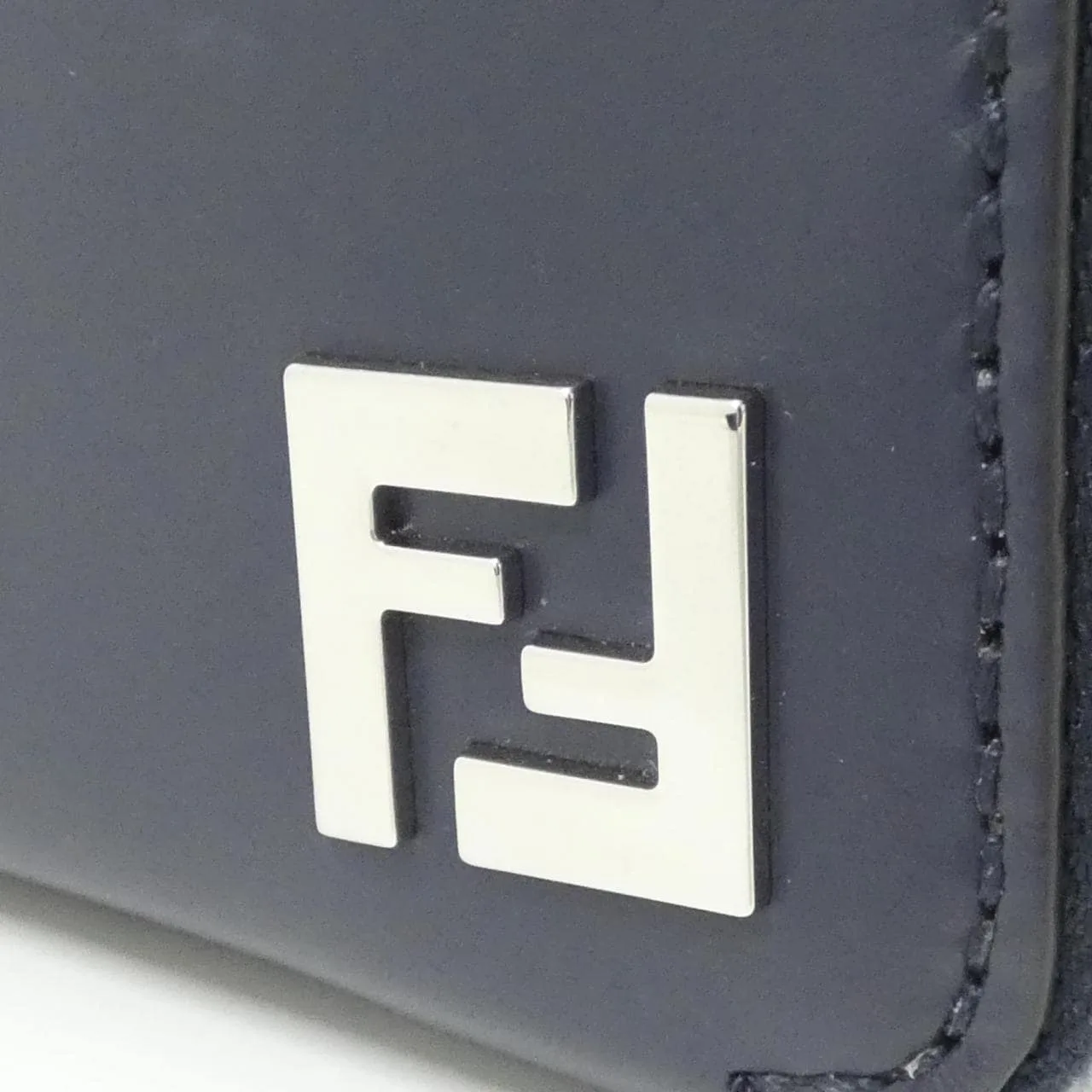 FENDI 7M0357 AFF2 Shoulder Canvas 黑色 帆布 中古品A - 縮圖 4