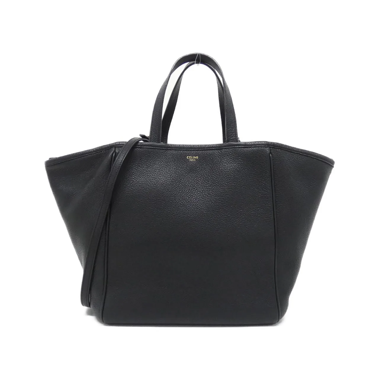 CELINE Cabas 194073CR7 Handbag Black