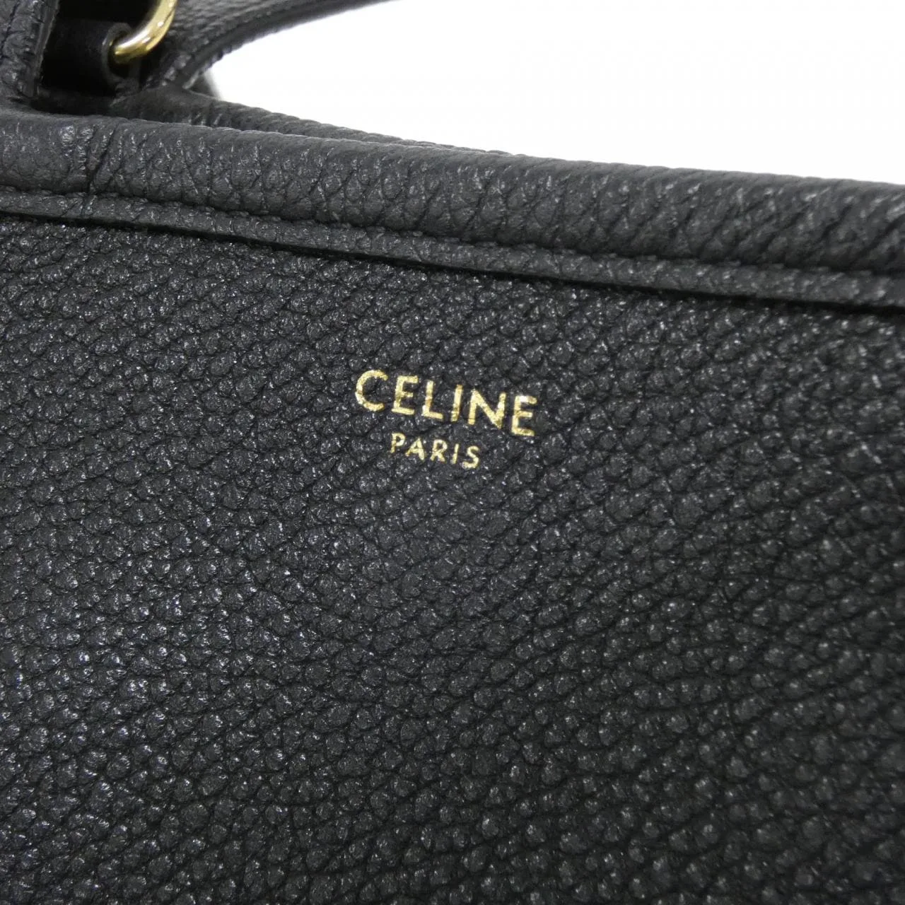 CELINE Cabas 194073CR7 Handbag Black Rank A - Thumbnail 4