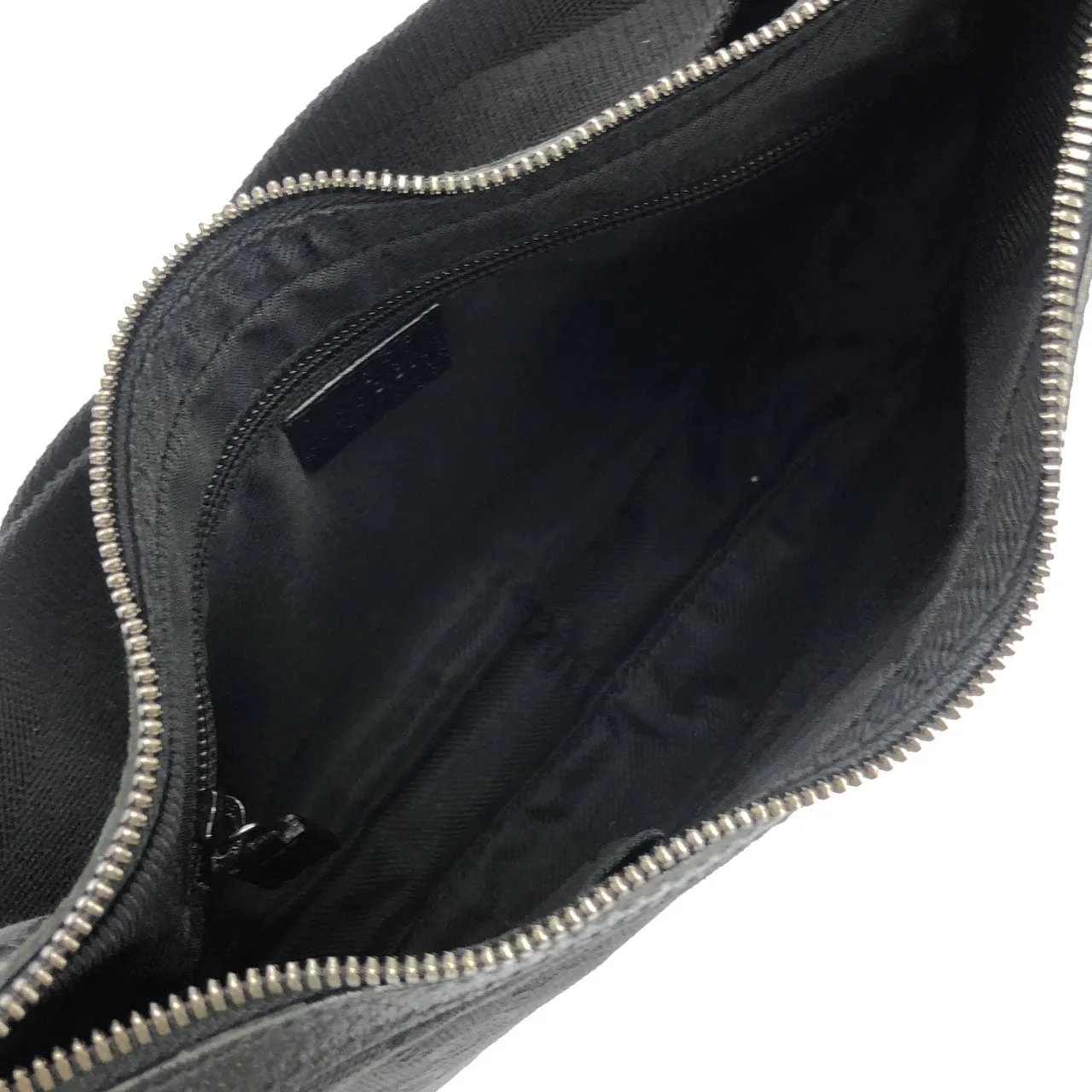 GUCCI 122790 FTASR 肩背包 帆布 黑色 帆布 中古品A - 縮圖 7