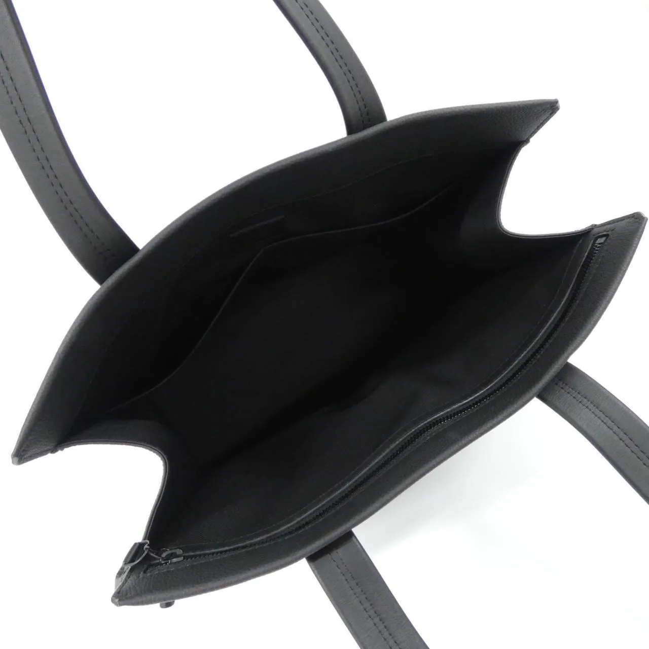 LOUIS VUITTON M57308 Tote Lambskin 黑色 羊皮 中古品A - 縮圖 7