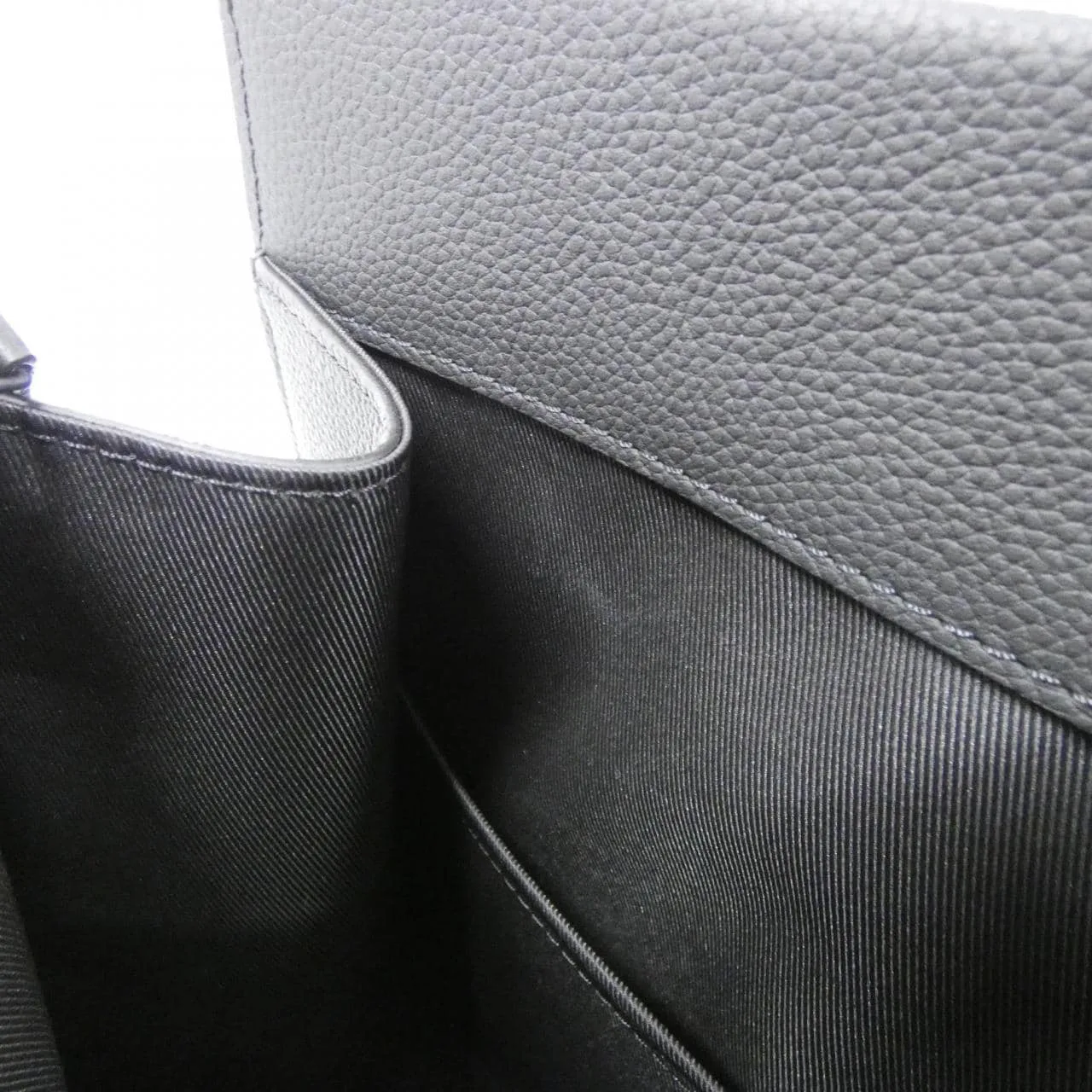 LOUIS VUITTON M57308 Tote Lambskin 黑色 羊皮 中古品A - 縮圖 8