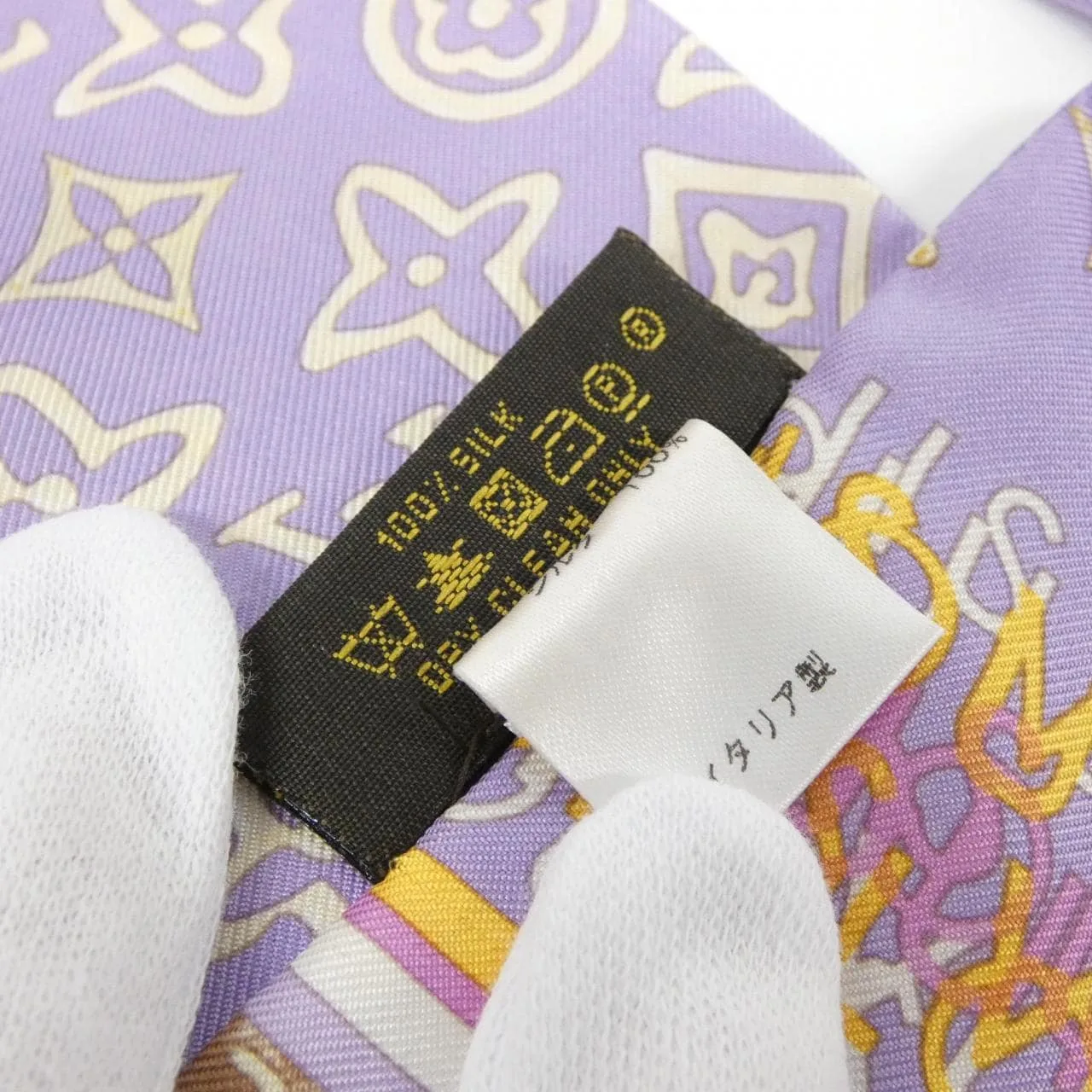 LOUIS VUITTON M74871 Scarf Monogram Black Monogram Rank A - Thumbnail 3