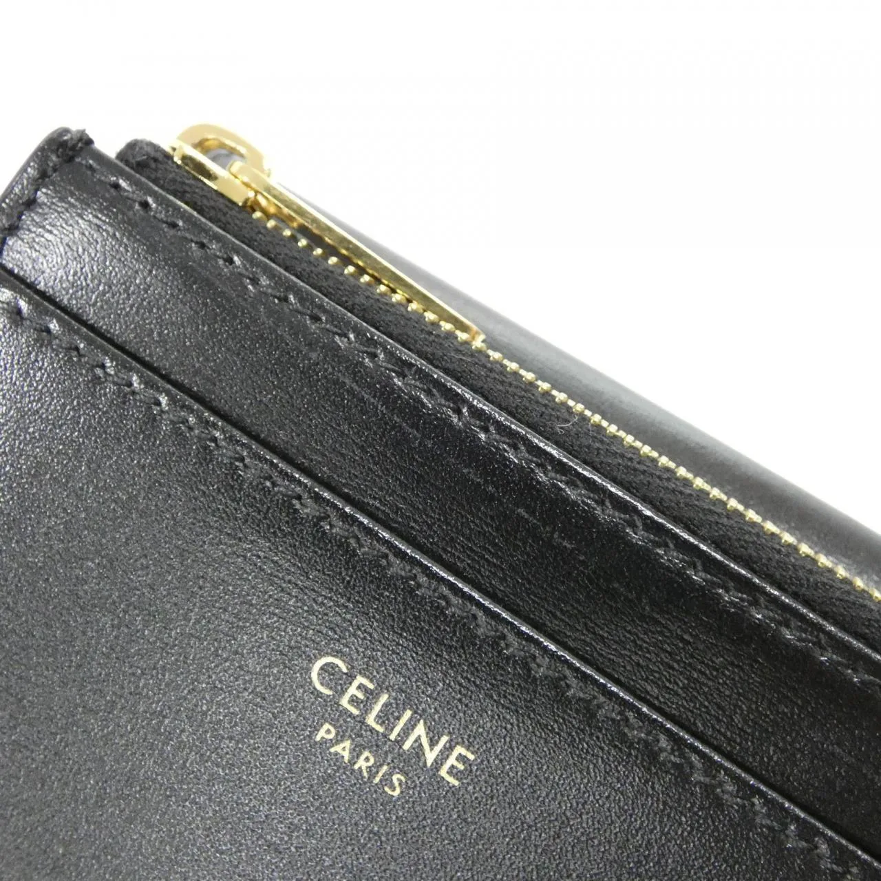 CELINE 10I653DPV Wallet Black Rank A - Thumbnail 3