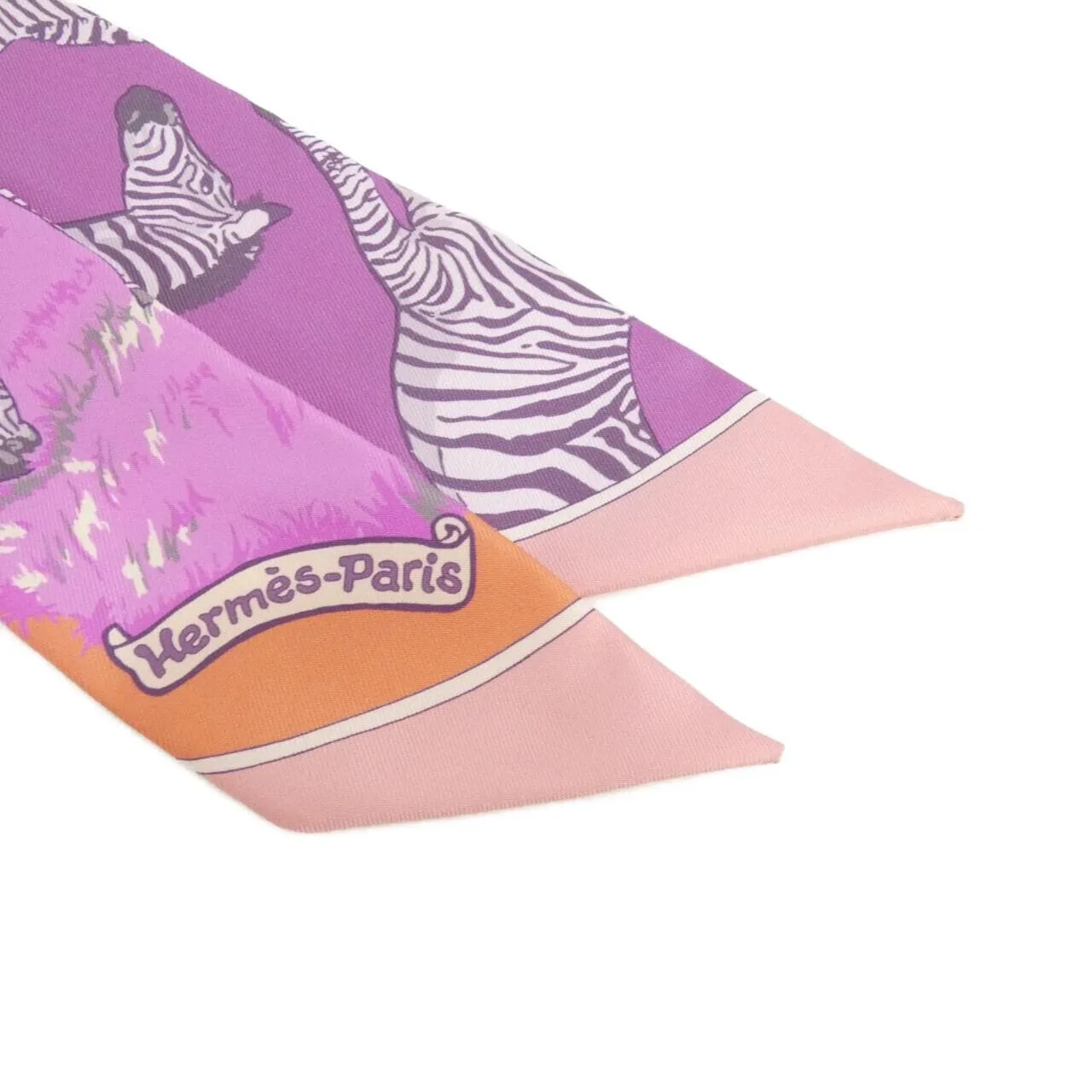 HERMES Scarf Black Rank A - Thumbnail 2