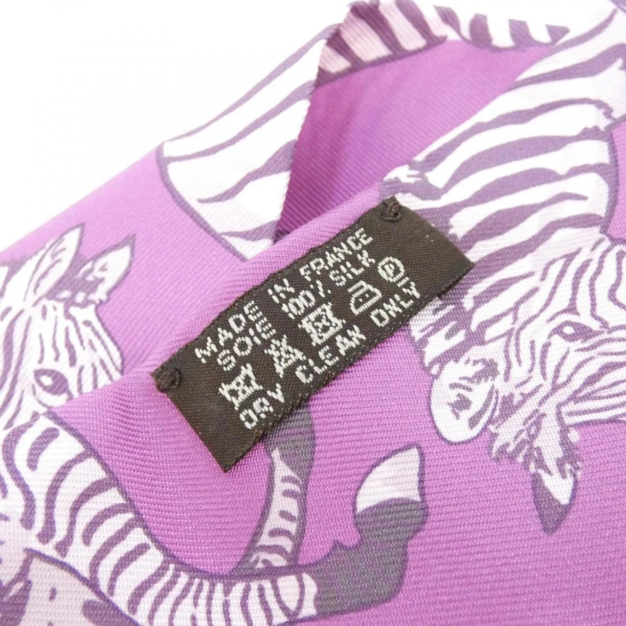 HERMES Scarf Black Rank A - Thumbnail 3