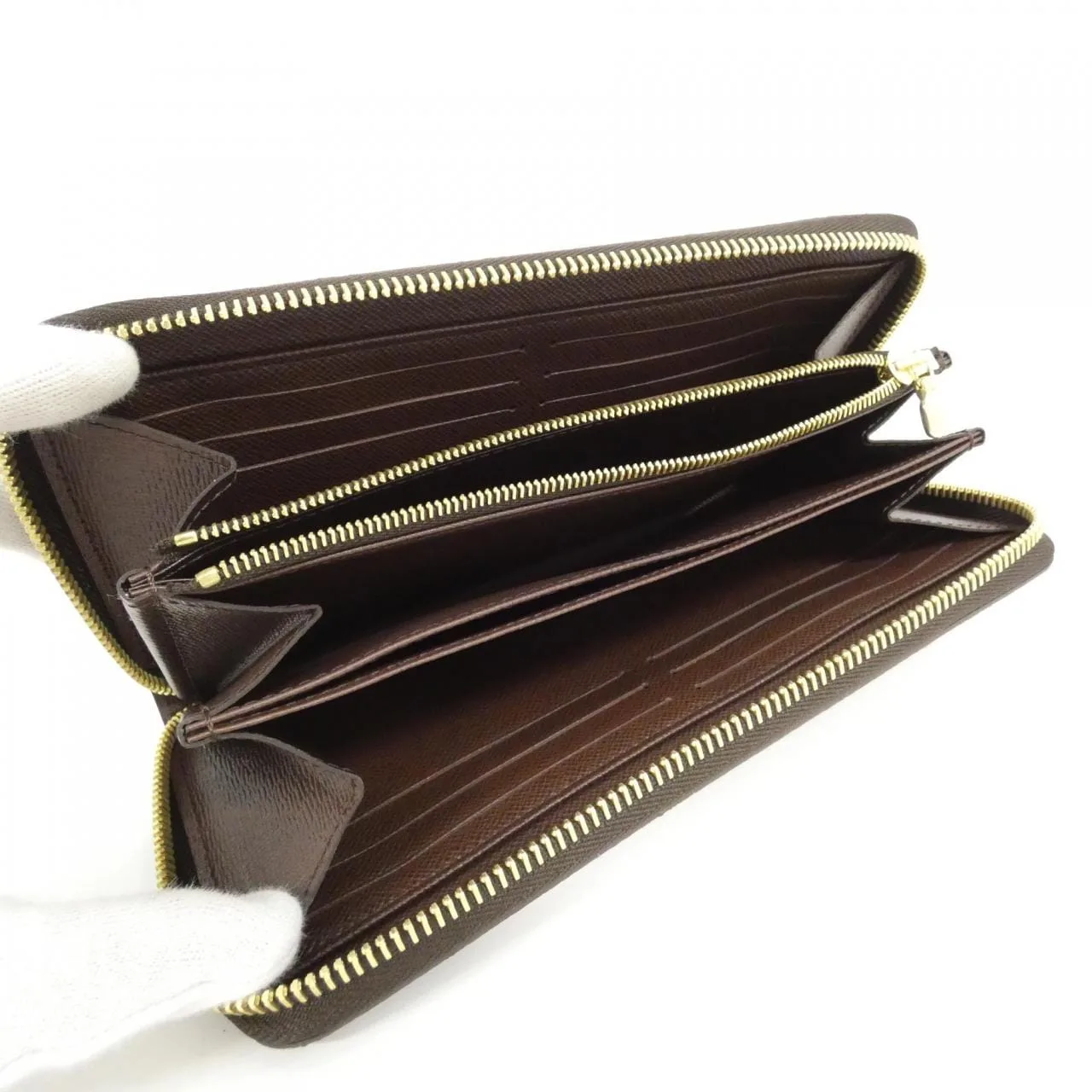 LOUIS VUITTON N41661 Wallet Damier Black Damier Rank A - Thumbnail 3