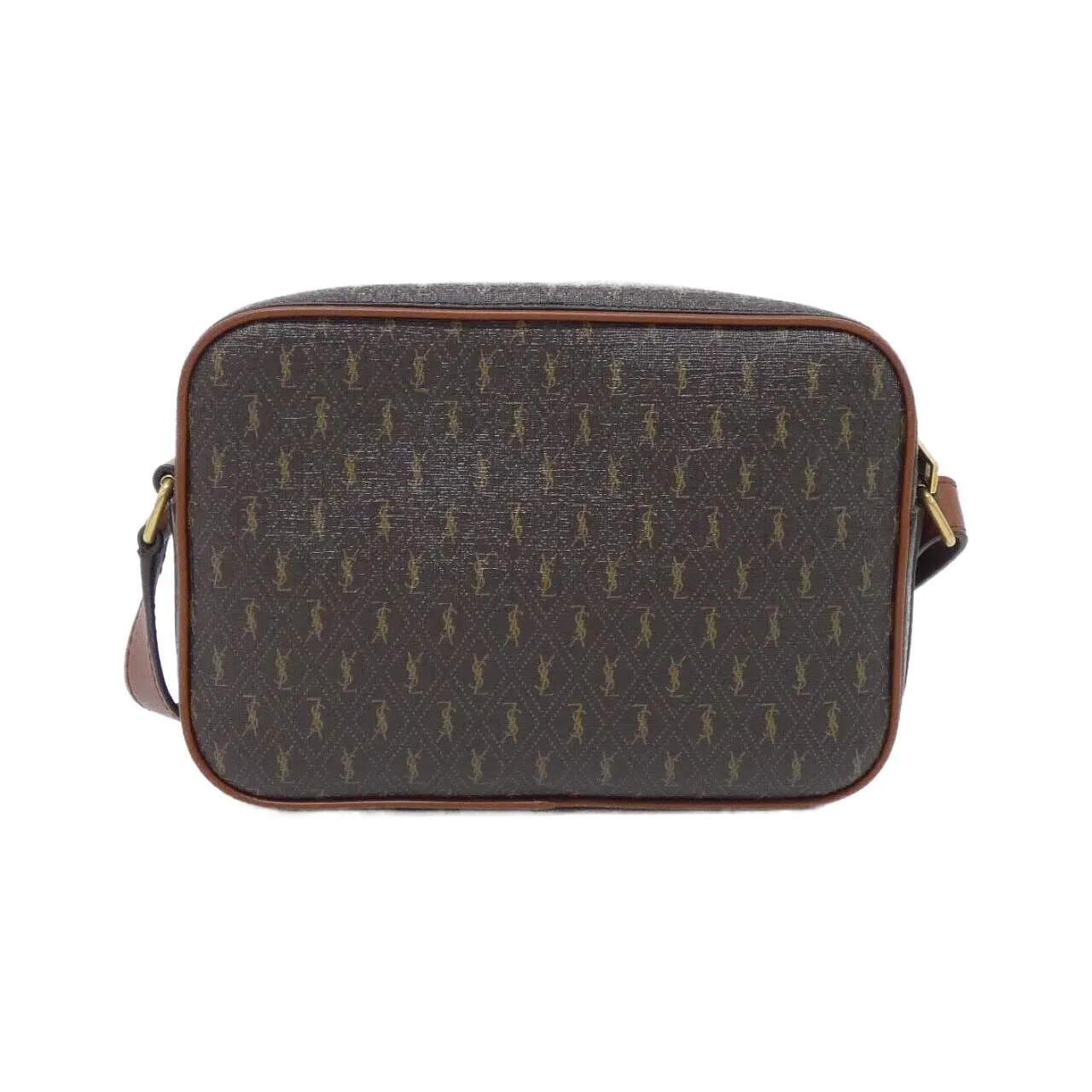 SAINT LAURENT 669957 2UY2W 肩背包 Monogram 黑色 Monogram 中古品A - 縮圖 2