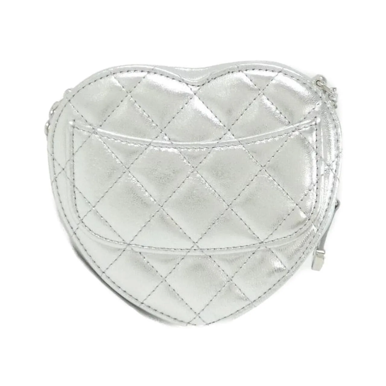 CHANEL Timeless Classic AP2784 Shoulder Lambskin Silver Lambskin Rank A - Thumbnail 2