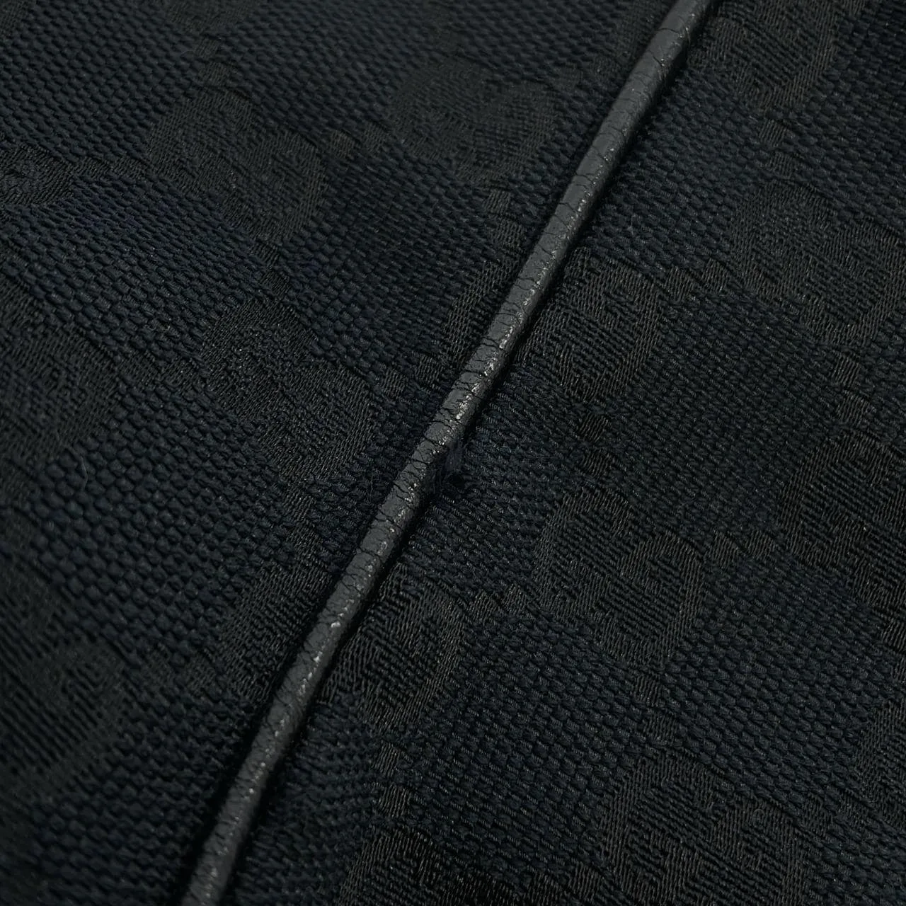 GUCCI 203504 FTAQG 肩背包 帆布 黑色 帆布 中古品A - 縮圖 4