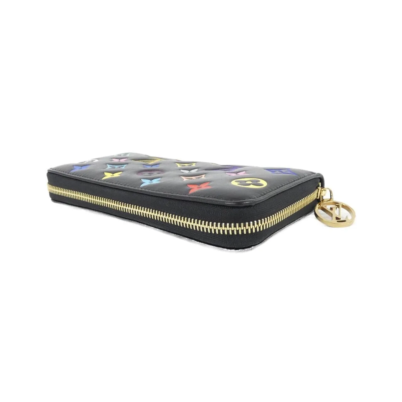 LOUIS VUITTON M14096 Wallet Lambskin Multicolor 羊皮 中古品A - 縮圖 2