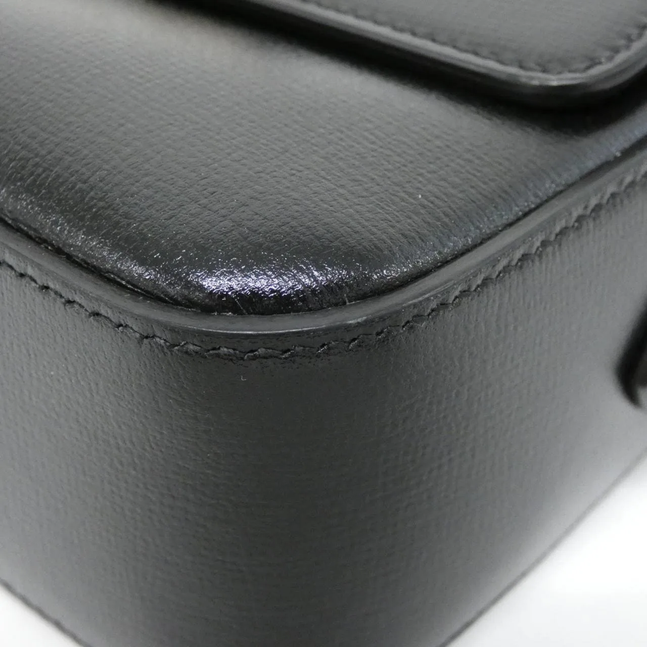 GUCCI Horsebit 1955 645454 1DB0G Shoulder Leather Black Leather Rank A - Thumbnail 3