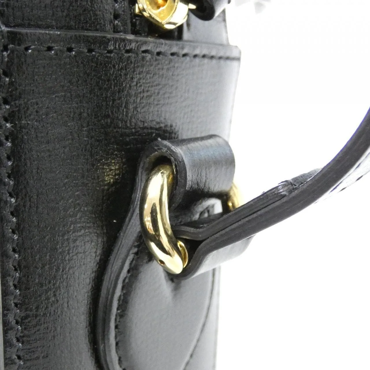 GUCCI Horsebit 1955 645454 1DB0G Shoulder Leather Black Leather Rank A - Thumbnail 7