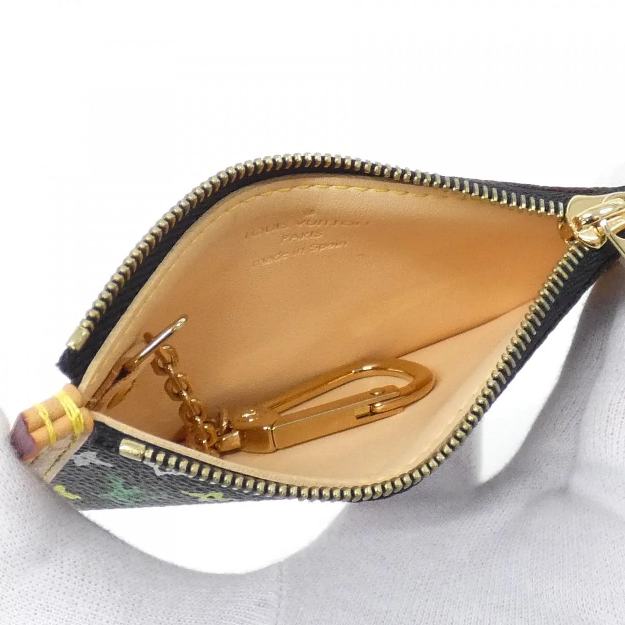 LOUIS VUITTON Pochette M92654 Coin Case Canvas Multicolor Canvas Rank A - Thumbnail 7