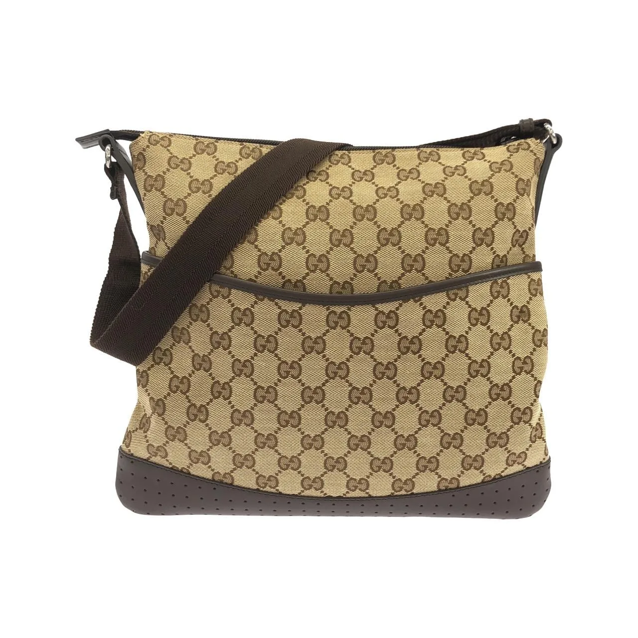 GUCCI 145857 FW99R 肩背包 帆布 Black