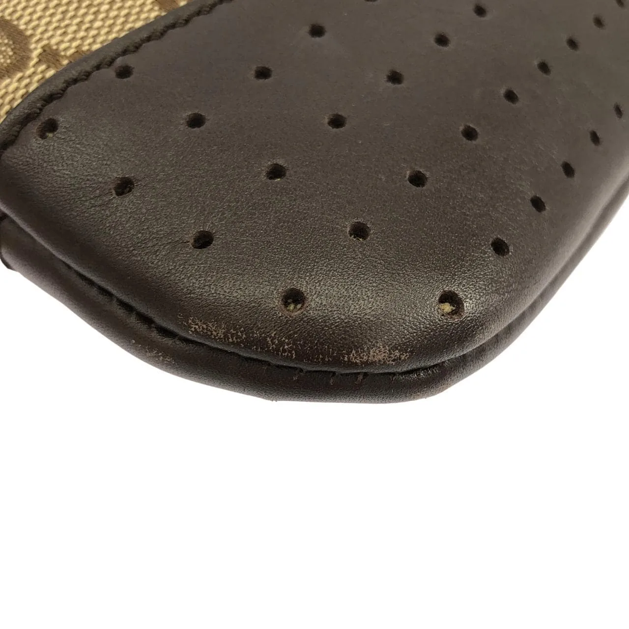 GUCCI 145857 FW99R 肩背包 帆布 黑色 帆布 中古品A - 縮圖 3