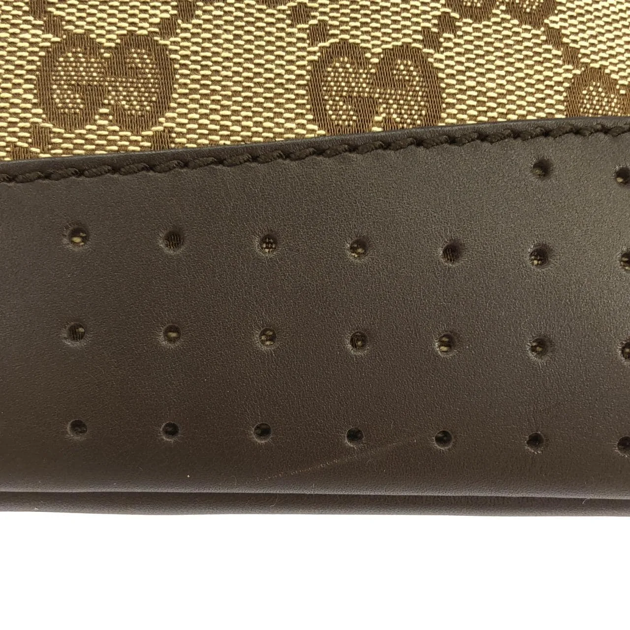 GUCCI 145857 FW99R 肩背包 帆布 黑色 帆布 中古品A - 縮圖 4
