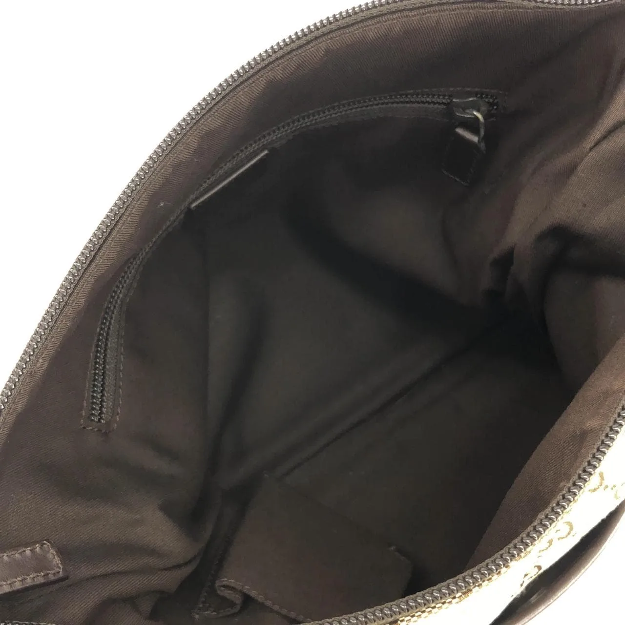 GUCCI 145857 FW99R 肩背包 帆布 黑色 帆布 中古品A - 縮圖 5
