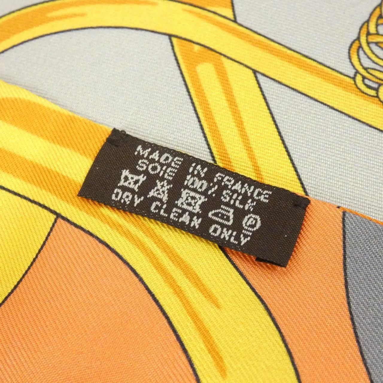 HERMES Scarf Black Rank A - Thumbnail 6