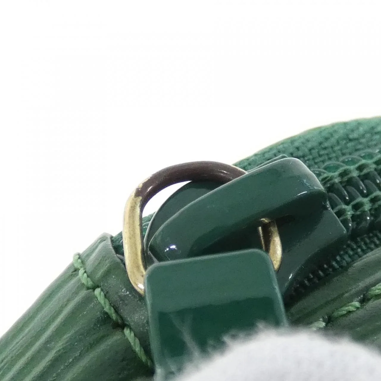 LOUIS VUITTON M48214 Wallet Epi 綠色 Epi 中古品A - 縮圖 7