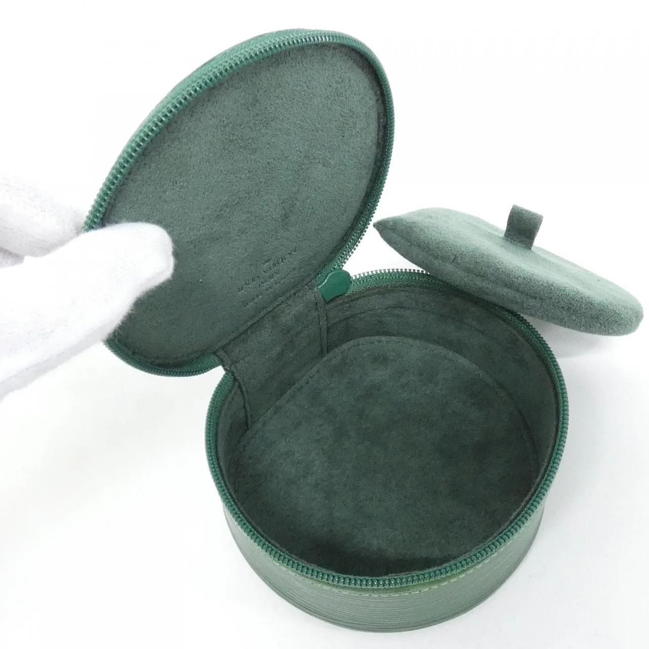 LOUIS VUITTON M48214 Wallet Epi 綠色 Epi 中古品A - 縮圖 9