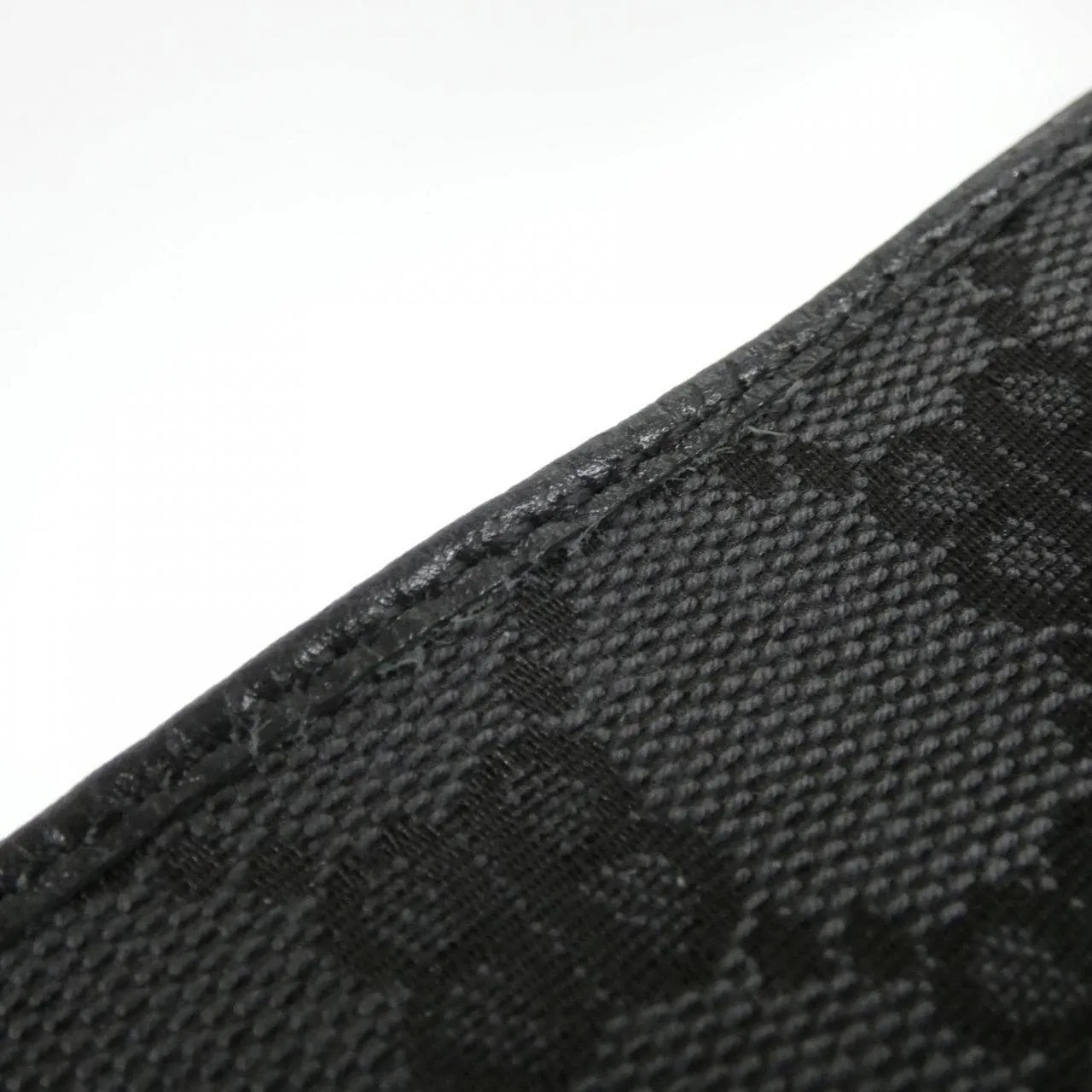 BALENCIAGA 680430 21046 Wallet Canvas 黑色 帆布 中古品A - 縮圖 2