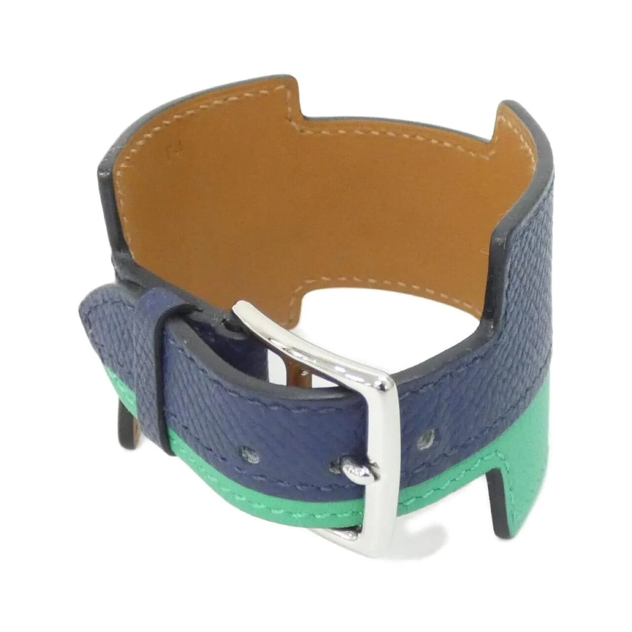 HERMES 500233FK Accessories Epsom Navy Epsom Leather Rank A - Thumbnail 2