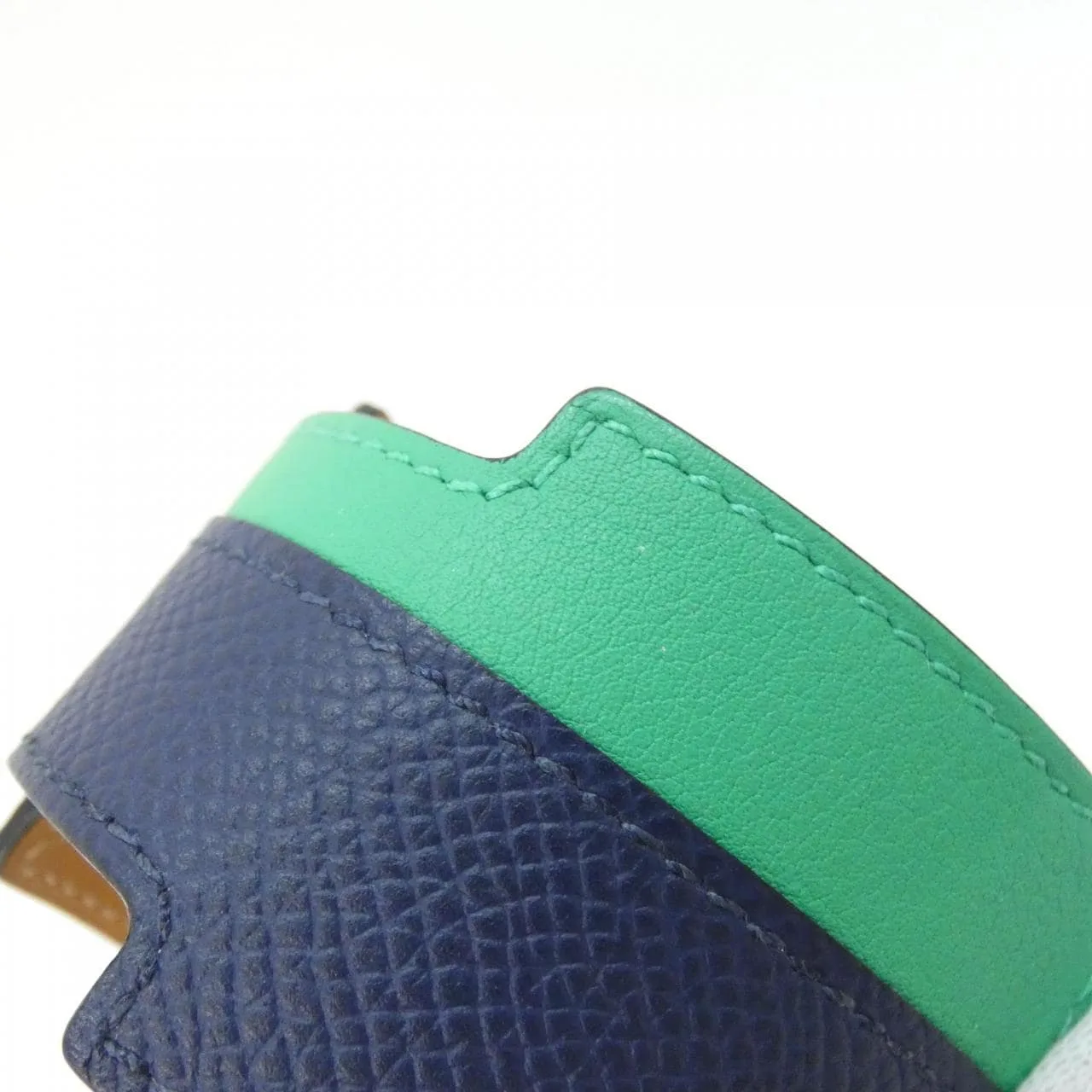 HERMES 500233FK Accessories Epsom Navy Epsom Leather Rank A - Thumbnail 3