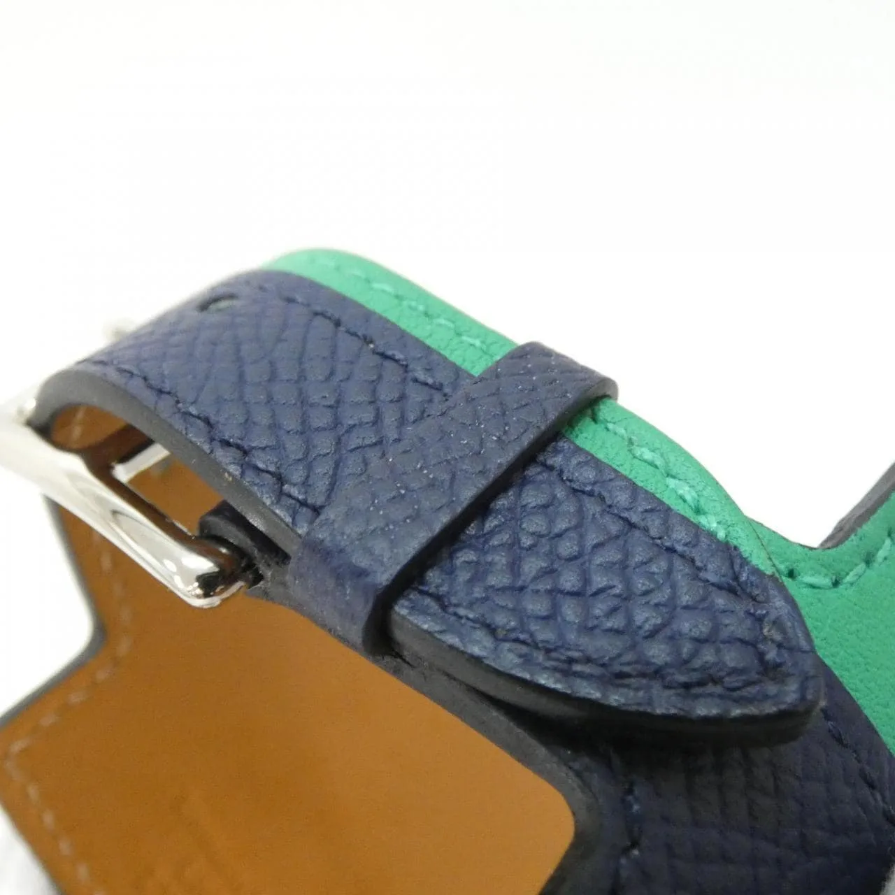 HERMES 500233FK Accessories Epsom Navy Epsom Leather Rank A - Thumbnail 4