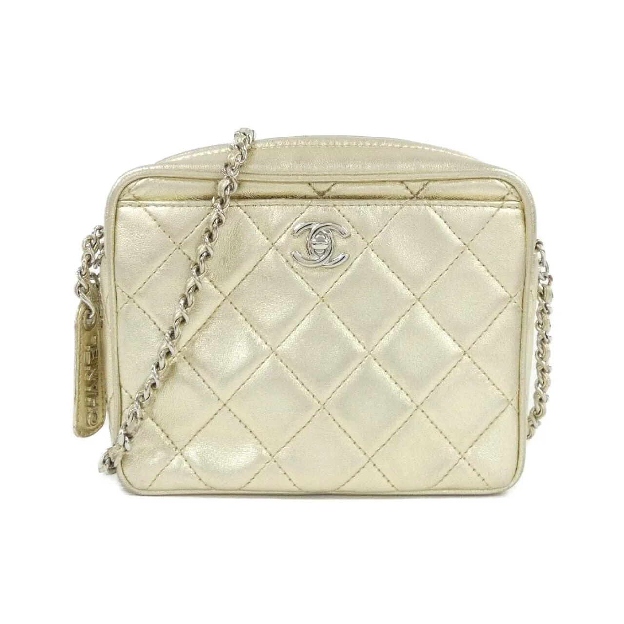 CHANEL 肩背包 羊皮 Gold