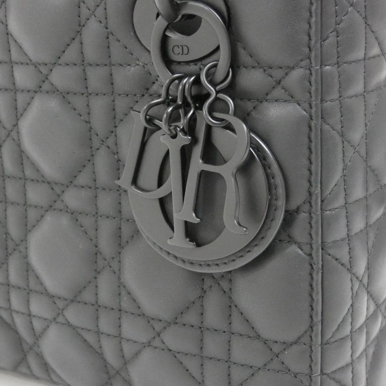 DIOR Lady Dior M0538SLOI Handbag Black Rank A - Thumbnail 5