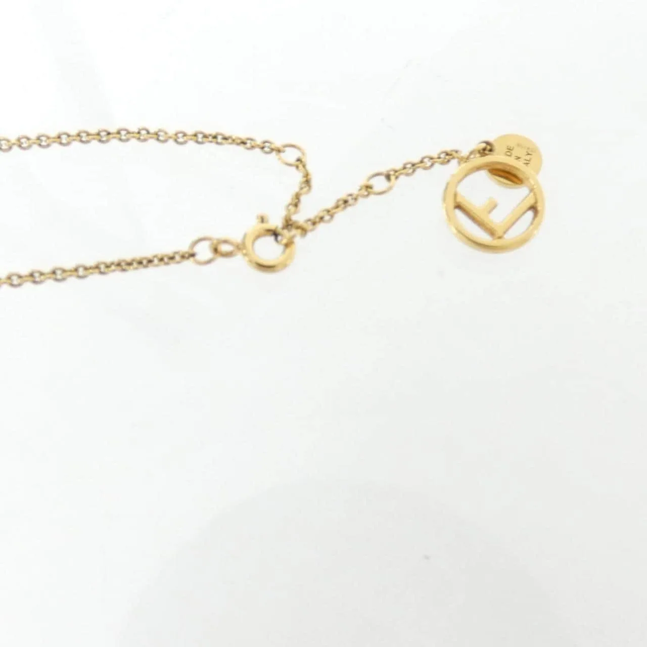 FENDI 8AG735 6DM Accessories 金色 中古品A - 縮圖 4