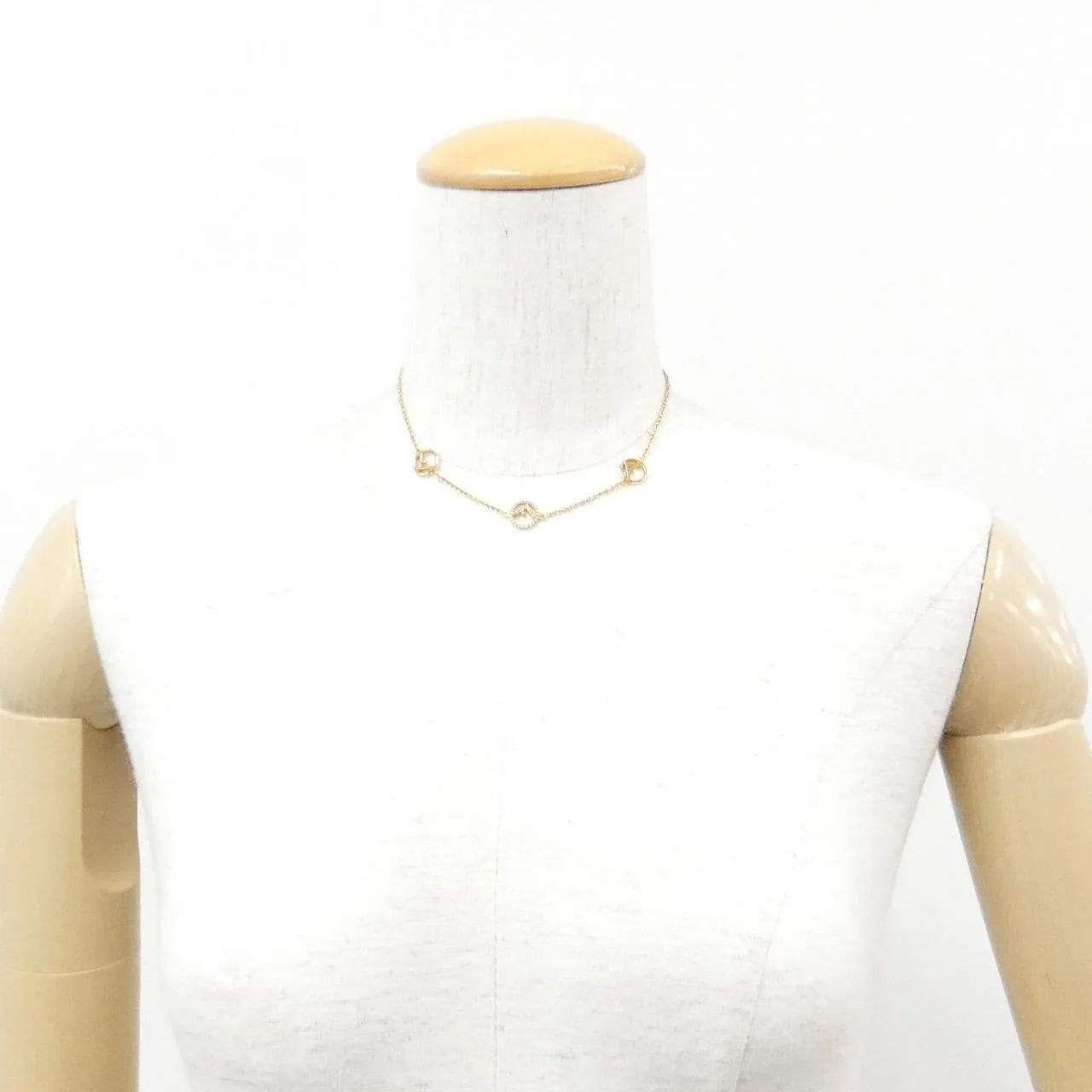 FENDI 8AG735 6DM Accessories 金色 中古品A - 縮圖 5