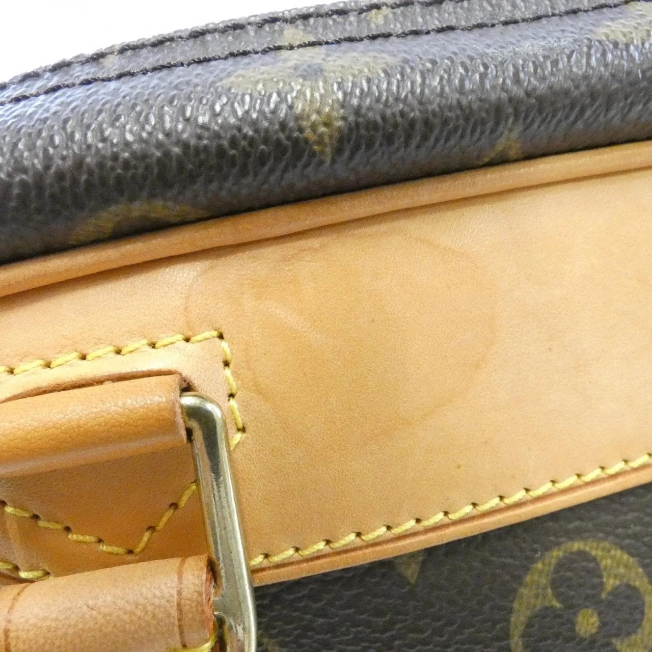 LOUIS VUITTON M42228 Handbag Monogram 黑色 Monogram 中古品A - 縮圖 5