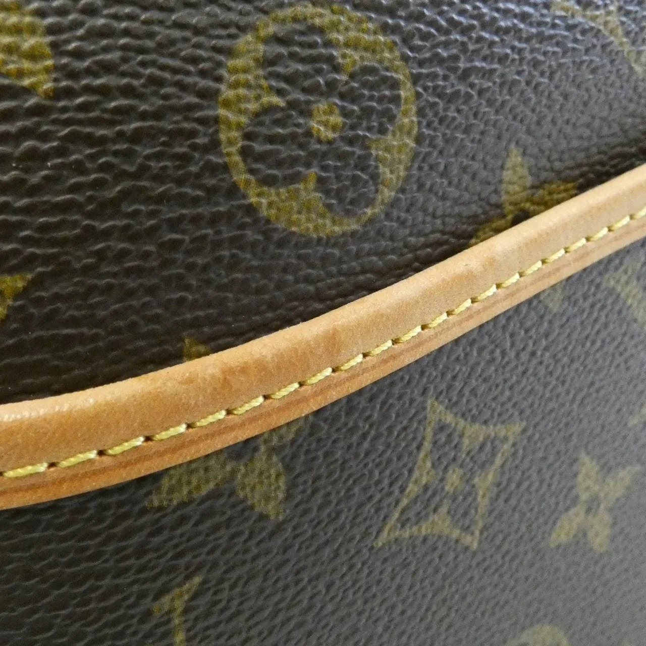 LOUIS VUITTON M42228 Handbag Monogram 黑色 Monogram 中古品A - 縮圖 6