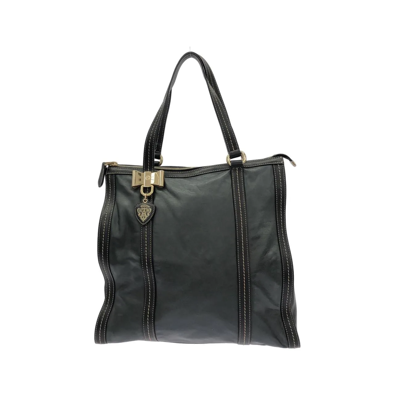 GUCCI 181491 手提包 皮革 Black