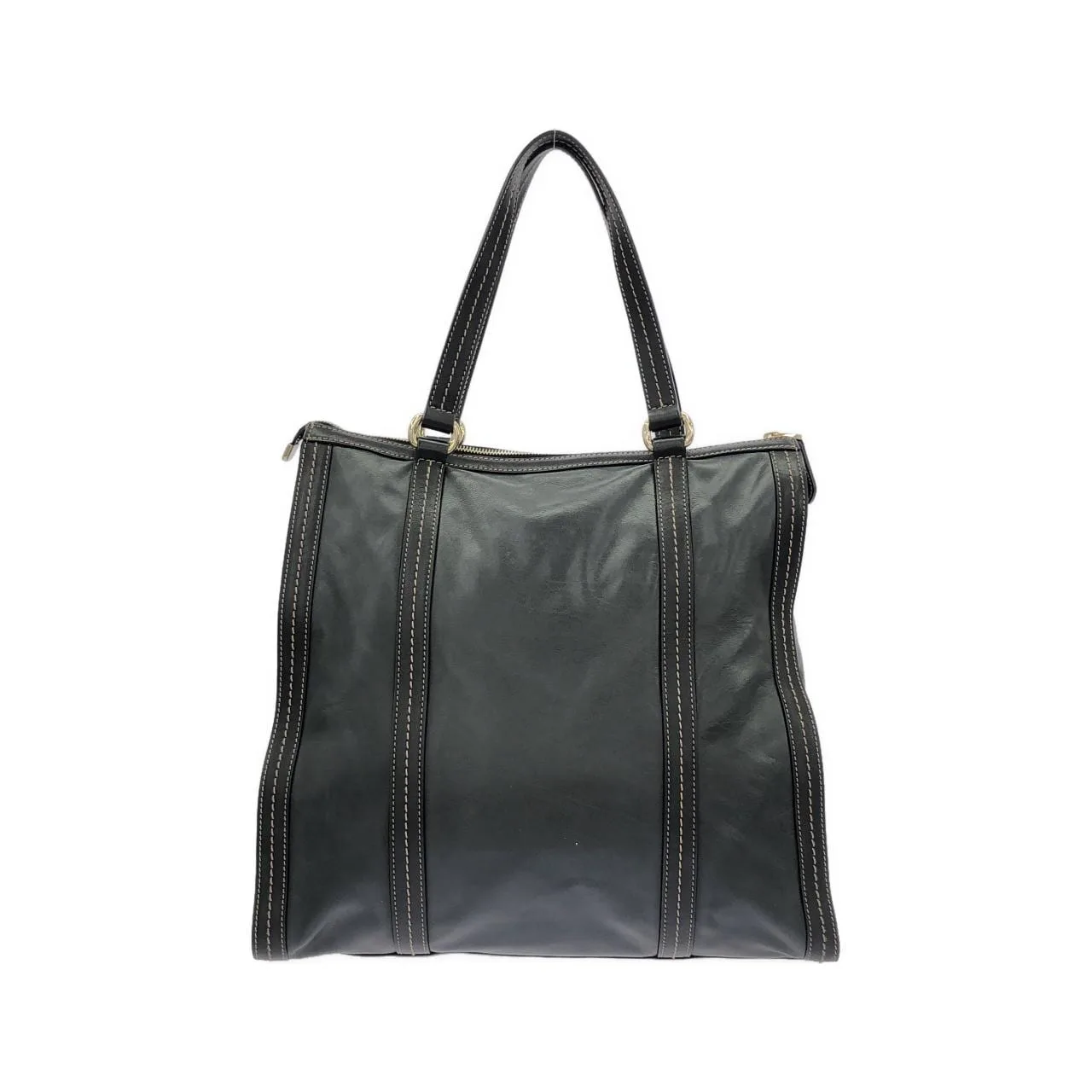 GUCCI 181491 手提包 皮革 黑色 皮革 中古品A - 縮圖 2