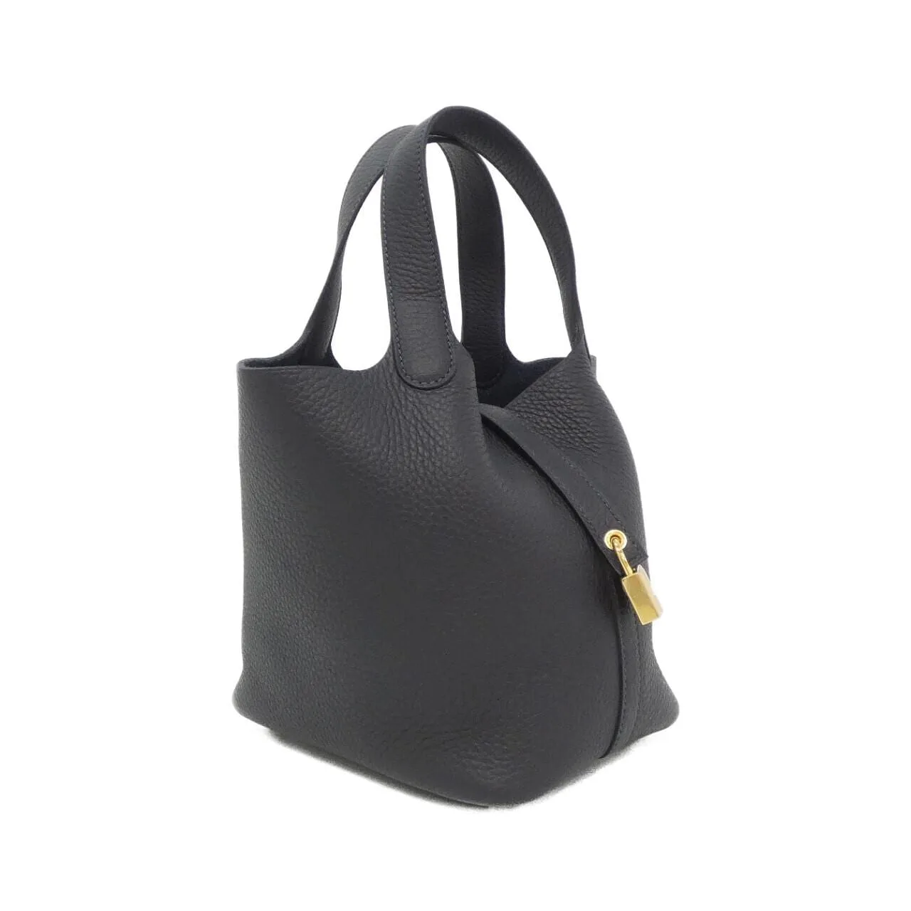 HERMES Picotin 056289CC Handbag Clemence