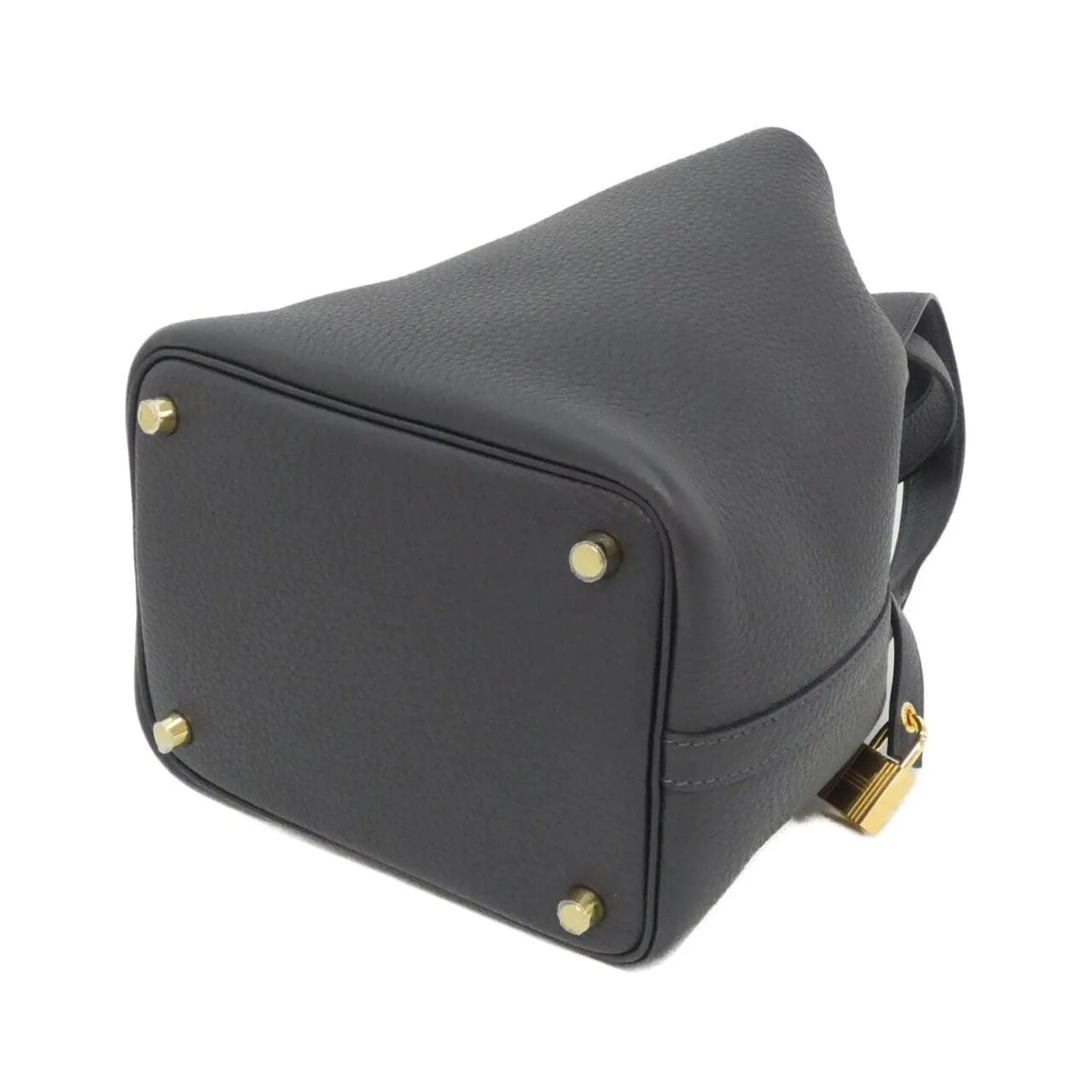 HERMES Picotin 056289CC Handbag Clemence Clemence Leather Unused - Thumbnail 2