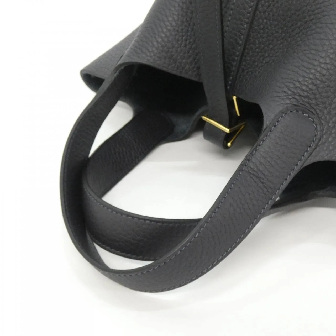 HERMES Picotin 056289CC Handbag Clemence Clemence Leather Unused - Thumbnail 4