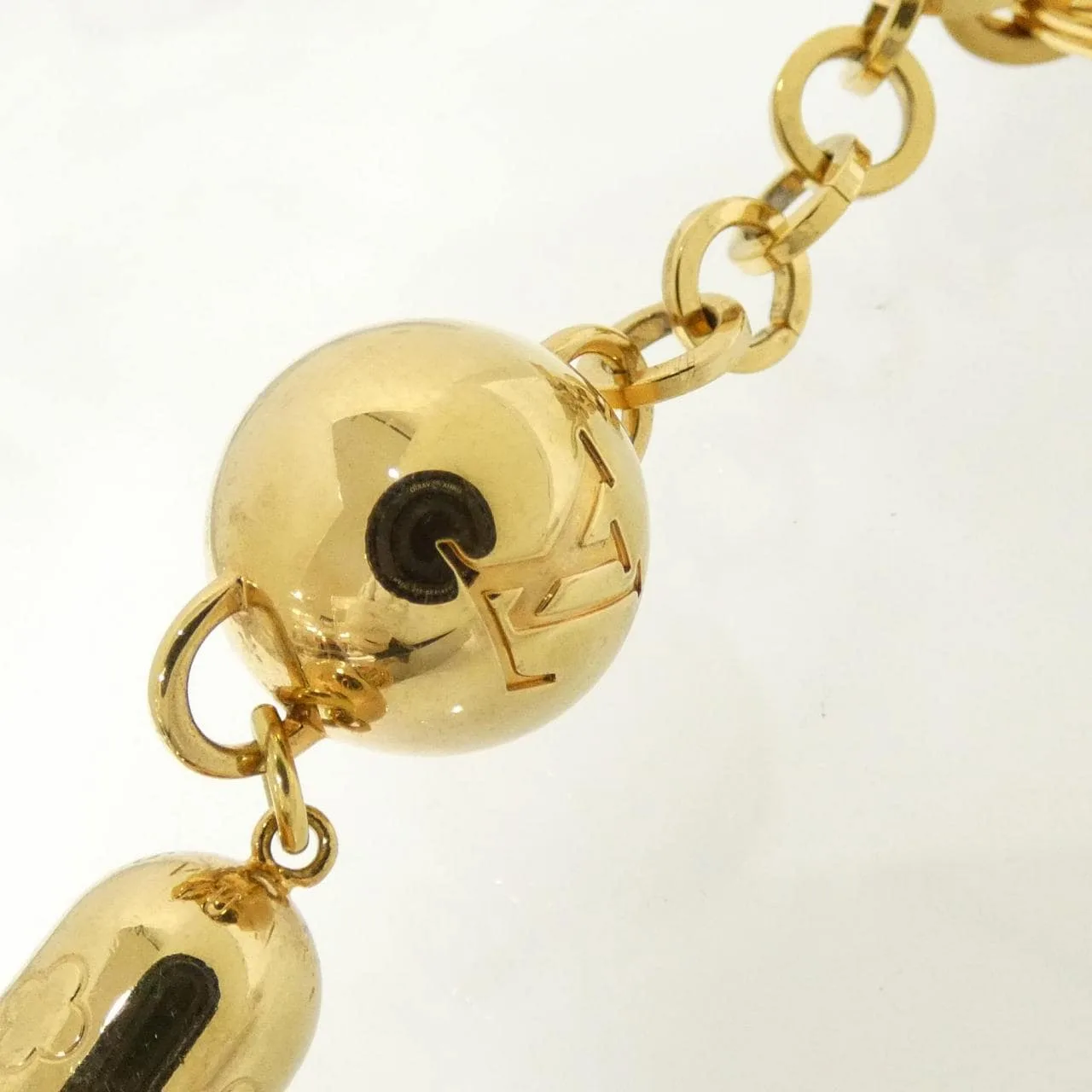 LOUIS VUITTON M65997 Key Case 金色 中古品A - 縮圖 3