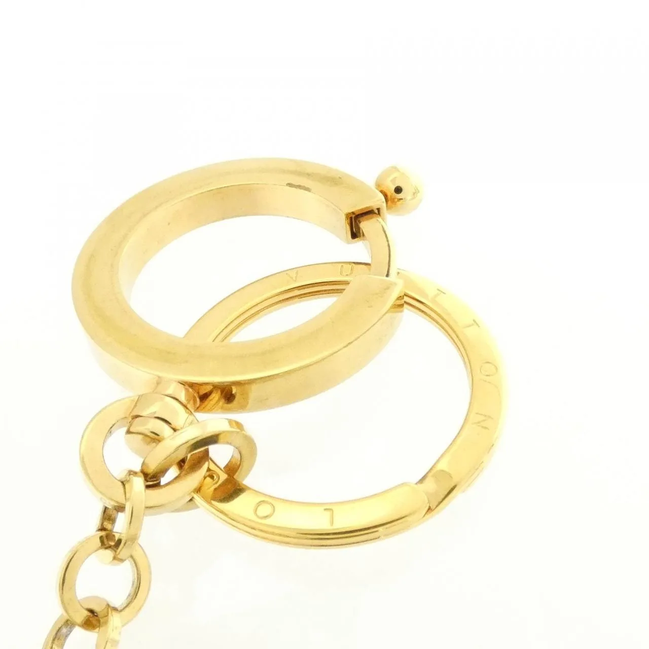 LOUIS VUITTON M65997 Key Case 金色 中古品A - 縮圖 4