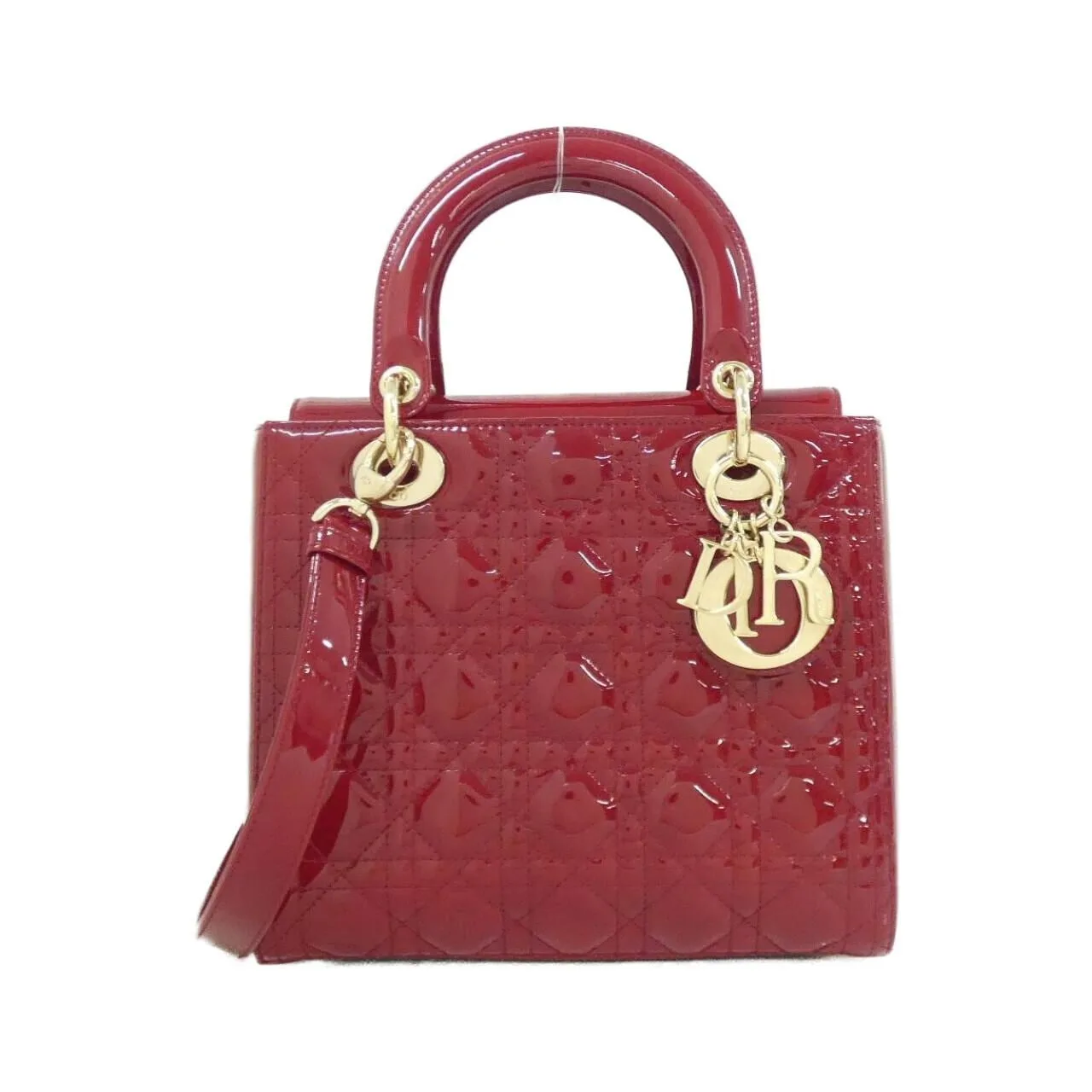DIOR Lady Dior M0565OWCB Handbag Patent Leather