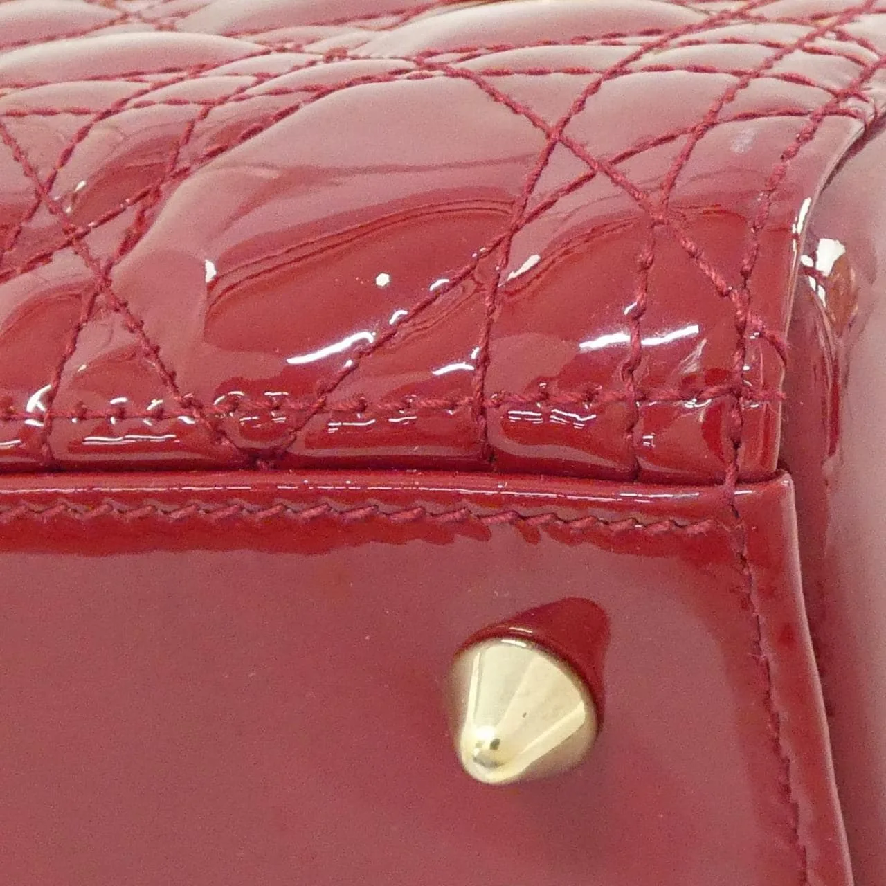 DIOR Lady Dior M0565OWCB Handbag Patent Leather 3