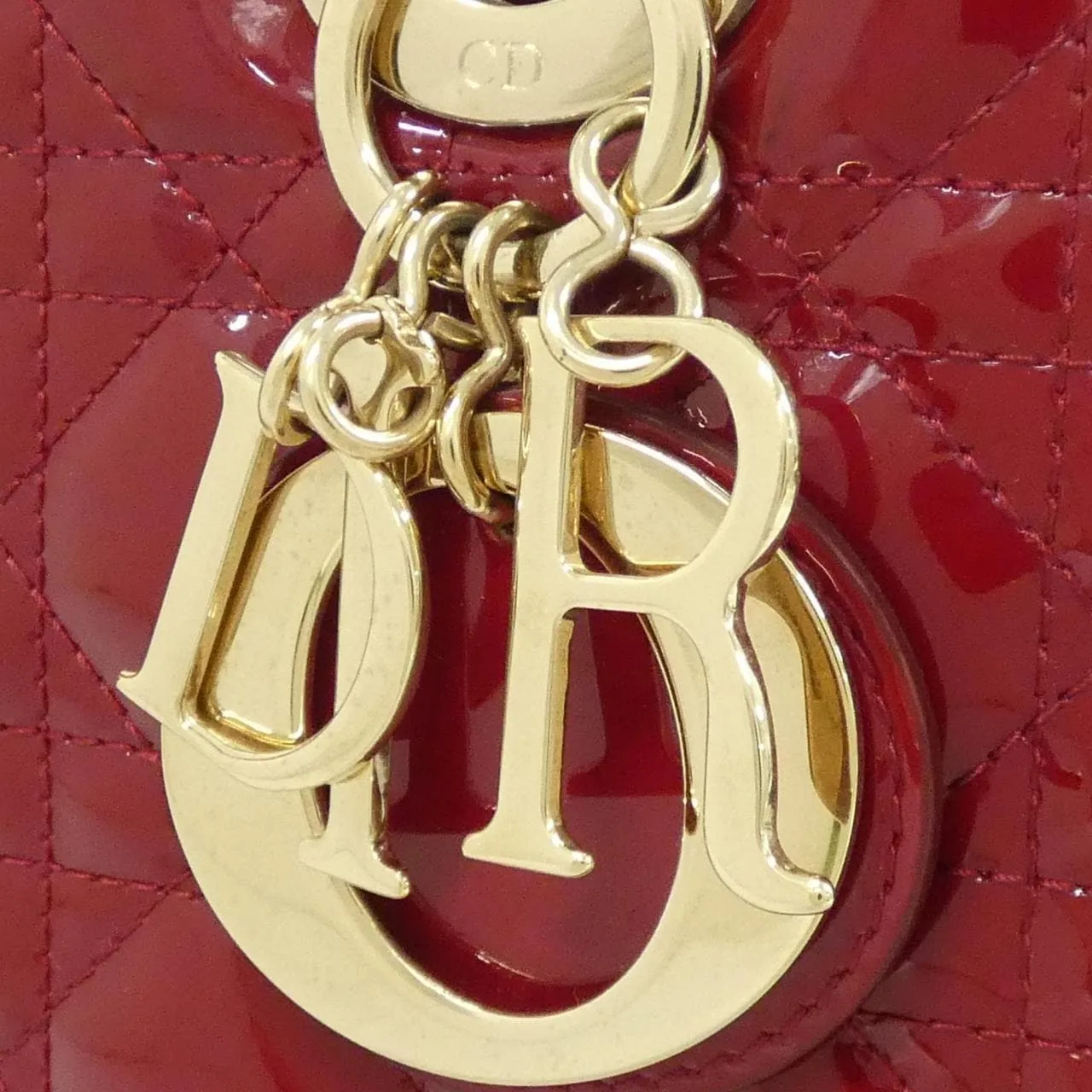 DIOR Lady Dior M0565OWCB Handbag Patent Leather 4
