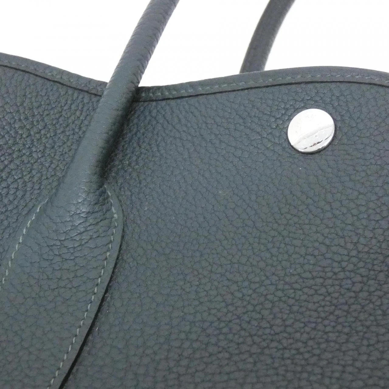 HERMES Garden Party 051559CK Tote Black Rank B - Thumbnail 4