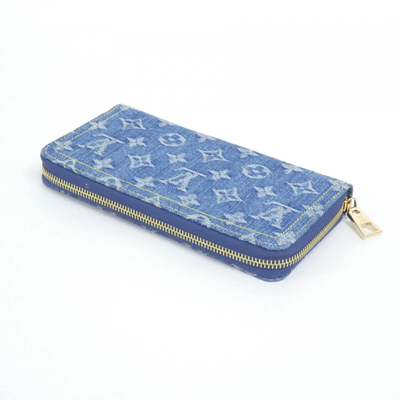 LOUIS VUITTON M82958 Wallet Monogram 藍色 Monogram 中古品A - 縮圖 2