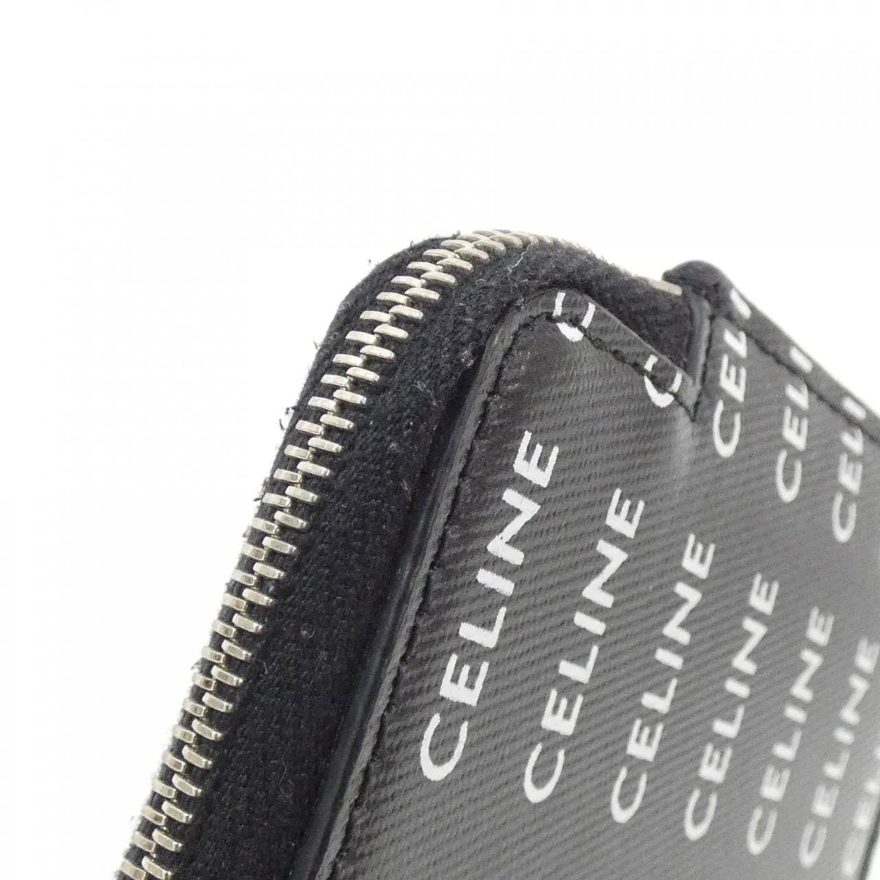 CELINE 10B772DTN Coin Case Canvas Black Canvas Rank A - Thumbnail 2